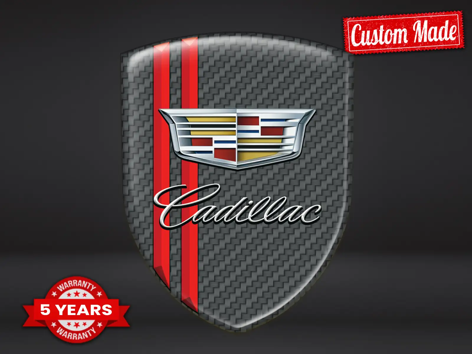 Cadillac Stickerdruck Professionell Drift Minimalistisch R